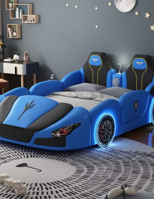 JY01 Enzo Kids Car Bedroom Set - Fun & Comfortable Sleeping Adventure