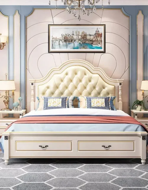 XM802 French Style Queen Size Bedroom Set