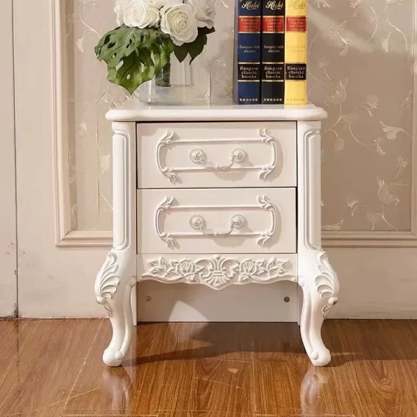 X01 European Luxurious Vintage Bedside table